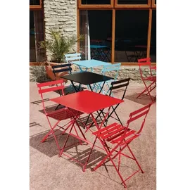 Bolero Klappstühle 800 x 387 x 471 mm rot 2 St.