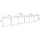 SKRAUT HOME Lowboard 309x50 cm Beige Holzwerkstoff