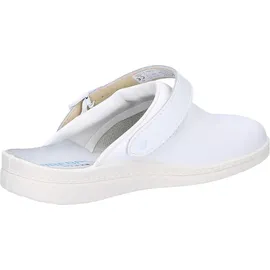 Abeba Berufsschuhe EN 20347:2012 OB Clog Gr.40 weiß Leder m.Fersenriemen Abeba