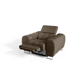 Fun Möbel Sessel Bastien Relax Stoff 72 x 71 x 70 cm Braun elektrisch