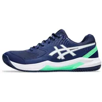 Asics Herren Gel-Dedicate 8 Clay Sneaker, Blue Expanse White, 45 EU