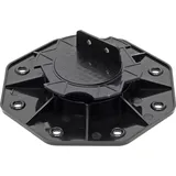 Wiltec Stelzlager 16,2 x 2,8 x 16,2 cm schwarz