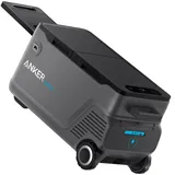 Anker EverFrost 50 Akku-Kühlbox mit herausnehmbarem 299Wh Akku, Gleichzeitig Kühlen + Gefrieren für 20-35 Std, 53 Liter 2 Zonen Kompressor-Kühlbox/Gefrierbox für Camping, Auto, Wohnmobil, Boot, LKW