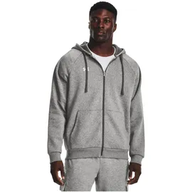 Under Armour Rival Fleece Kapuzenjacke Herren 025 castlerock light heather/white M