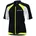 PRO Radtrikot Bike Radler Shirt Atmungsaktiv Schnelltrocknend Reflektierend Größen XS S M XL XXL XXXL XXXXL schwarz-weiß M M
