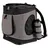 LIONTO Haustier-Rucksack 34 x 30 x 42 cm Grau/Schwarz