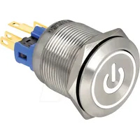 DeLock 22051 - Druckschalter zum Einbau 22 mm 6