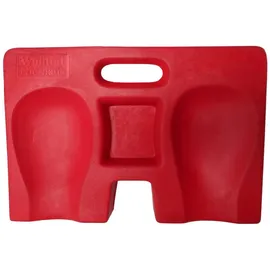 Nierhaus Kniekissen Anatomic Ergopad 250 x 420 x 50 mm rot