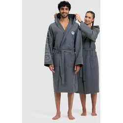 Bademantel arena Zeal Plus - Grey-white - S