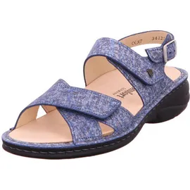 Finn Comfort Damen Sandale, blau(jeans), Gr. 36 - Blau - 36