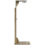 vidaXL Gartendusche Braun 214,5 cm