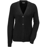 GOLDNER Elegante Strickjacke mit V-Ausschnitt Schwarz 20
