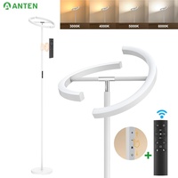 Anten Stehlampe Leseleuchte Mit Fernbedienung, 20W LED Stehleuchte Dimmbar Touch Leselampe Wohnzimmer