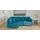 Home Affaire Ecksofa HOME AFFAIRE "CHARRE L-Form mit Ottomane, Maße B/T/H: 231/161/81 cm", blau (türkis), B:231cm H:81cm T:161cm, 92% Polyester, 8% Nylon, Sofas, Ecksofa, feine Steppung, lose Rücken- und Zierkissen, auch in Cord und Bouclé