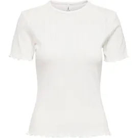 Only ONLTENNA O-NECK S/S TOP JRS NOOS Weiß XS