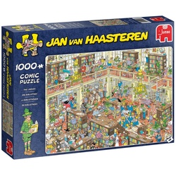 Jumbo Spiele Puzzle 19092 Jan van Haasteren Die Bibliothek, 1000 Puzzleteile bunt