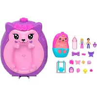 Mattel Polly Pocket Mama & Baby Igel Schatulle (JBJ91)
