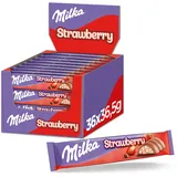 MILKA Erdbeer Riegel