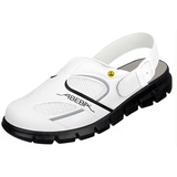 Abeba 37345 DYNAMIC ESD Verstopfen, OB, A, E, FO, SRC, Weiß/Schwarz, Größe 45