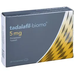 Tadalafil-biomo 5 mg Filmtabletten 28 St