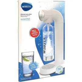 Brita SodaONE white + PET-Flasche + Zylinder