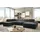 sit&more Wohnlandschaft SIT & MORE "Alcudia U-Form", grau (dunkelgrau), B:349cm H:73cm T:226cm, 98% Polyester, 2% Polyamid, Sofas, Wohnlandschaft, wahlweise mit Bettfunktion