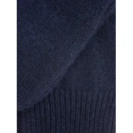 Zwillingsherz Fäustlinge ZWILLINGSHERZ, Damen, marine, Strick, Kaschmir, unifarben, Handschuhe Fäustlinge, aus reinem Kaschmir