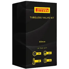 Pirelli Tubeless Ventile 40 mm - Schwarz/Transparent