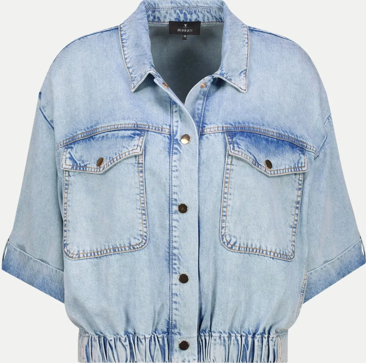 Jeansjacke mit 1/2 arm Blau 44