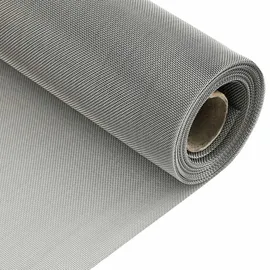 vidaXL Maschendrahtzaun 120 x 1000 cm Edelstahl/Silber