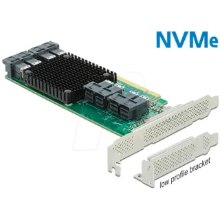DeLock PCI Express x16 Karte zu 8 x SFF-8643 NVMe