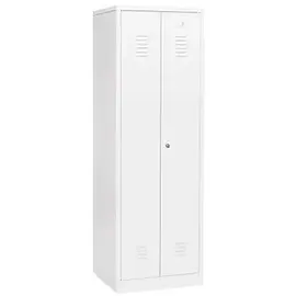Gürkan Putzmittelschrank 60 x 50 x 180 cm Weiß