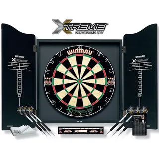 WINMAU Xtreme inkl. Cabinet 6 x Steeldart Kreide Tuch