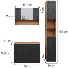 Vicco Irma 80 cm grau