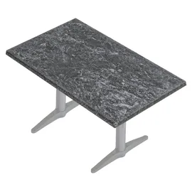 GGM Möbel Werzalit Gartentisch 120 x 70 x 75 cm Felsen