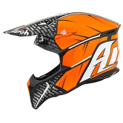 Wraap Idol Orange Matt Crosshelm schwarz, S