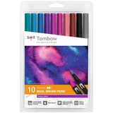 Tombow ABT Dual Brush Pen, Set Filzstift Mehrfarbig 10 Stück(e)