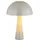 Nowa Tischlampe Pilz Holzoptik grau matt, 1x E27, DxH 25 x 36,5 cm