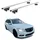 Aurilis OMAC Dachträger Alu für Mercedes Classe E SW S212 2009-2016 5 türig Silber ABE 2x (2-St), Wasserbeständig,Abnehmbar,Multifunktional,Leichtgewichtig grau|silberfarben