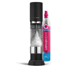 Sodastream ENSO Schwarz + PET-Flasche + Zylinder