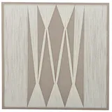 Daheim Wandbild 80 x cm Didder Baumwolle Beige