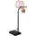 vidaXL Basketballständer Weiß 237-307 cm Polyethylen