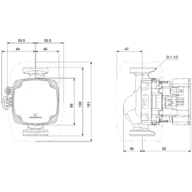Grundfos Hocheffizienzpumpe ALPHA2 GO 25-40 130mm