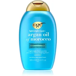 OGX Argan Oil Of Morocco Lightweight Conditioner leichter Conditioner spendet Feuchtigkeit und Glanz 385 ml