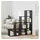 vidaXL Bücherregal 40 x 30 x 180 cm Schwarz