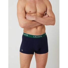 Lacoste Boxershorts 5H3401 Boxer Shorts, Marine/Vert-Rouge-Marine, S