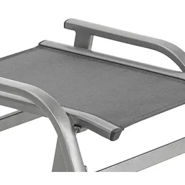 Dehner Stapelhocker Chicago 56,8 x 60,5 x 48 cm grau