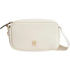 Tommy Hilfiger TH Logotape Camera Bag Umhängetasche Kunstleder Beige/Creme