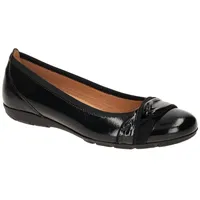 Gabor Ballerina schwarz Lack 54.165.97 für Damen Klassische Ballerinas,