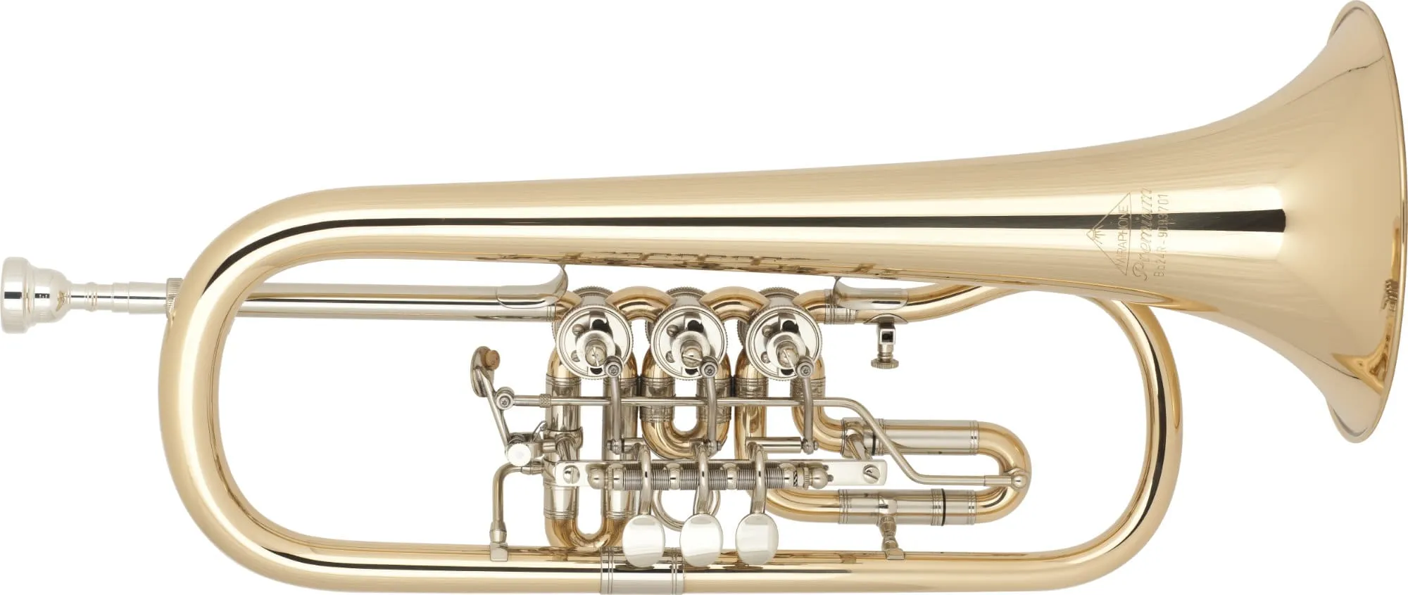 Miraphone 24R Bb-Flügelhorn mit Trigger lackiert